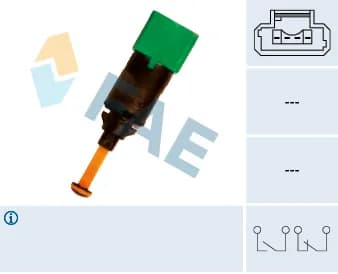 FREN PEDAL STOP MÜŞÜRÜ CROSSLAND-GRANDLAND-P301-P308-PARTNER TEPE-P207-P208-P2008-P3008- DS3-DS4-DS5 -C-ELYSEE-C4 CACTUS-C3 III
