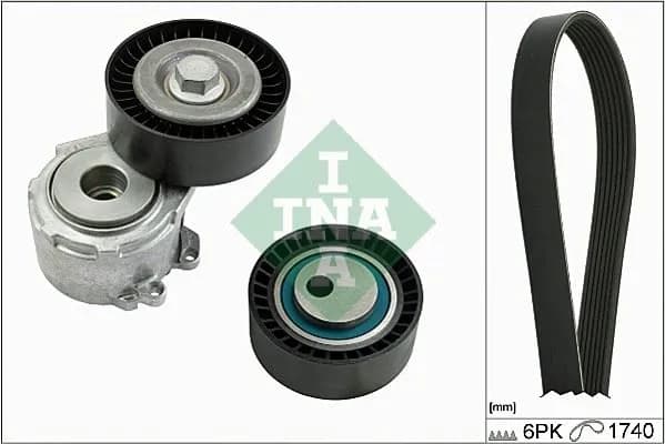ALTERNATÖR GERGİ KİTİ 6PK1740 PEUGEOT P206-P406-PARTNER-EXPERT-CITROEN BERLINGO-JUMPY-XSARA 2.0 HD I-SCUDO 2.0 JTD 00-06