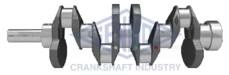 KRANK MİLİ HYUNDAI H100. STAREX 2.5L D4BH TC TCI 04-12 / GALLOPER 99-03 / KIA BONGO. K2500 TCI 03-> / MITSUBISHI L200 2.5L 4D56 K64T K74T 96-07 / L300 2.5L 4D56 P15V 86-06 DÖVME ÇELİK