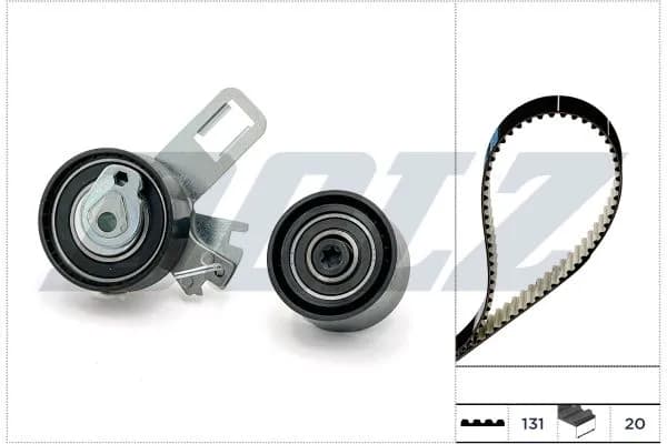 EKSANTRİK GERGİ KİTİ OPEL ASTRA L 21> CORSA F 19> PEUGEOT P2008-P3008 II-P301- P308 II-P5008-P508-EX PERT-PARTNER CITROEN BERLINGO-C3 III-C4-C-ELYSEE-JUMPY III 1.5 TDCI-BlueHDI Euro6 / FOCUS IV 17> C