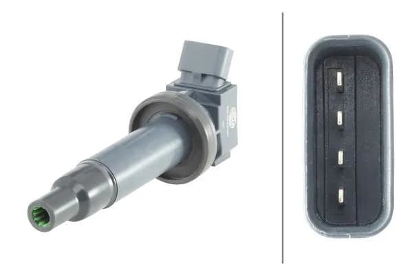 ATEŞLEME BOBİNİ PEUGEOT P107 14> P108 14> CITROEN C1 14> 1.0 VTI 1KR / TOYOTA COROLLA 1.4L 1.6L 4ZZ- FE 3ZZ-FE ZZE112 ZZE120 ZZE121 VVTi 02-06 / AVENSIS 1.6L 3ZZFE ZZT251 VVTi 03-08 4 soketli
