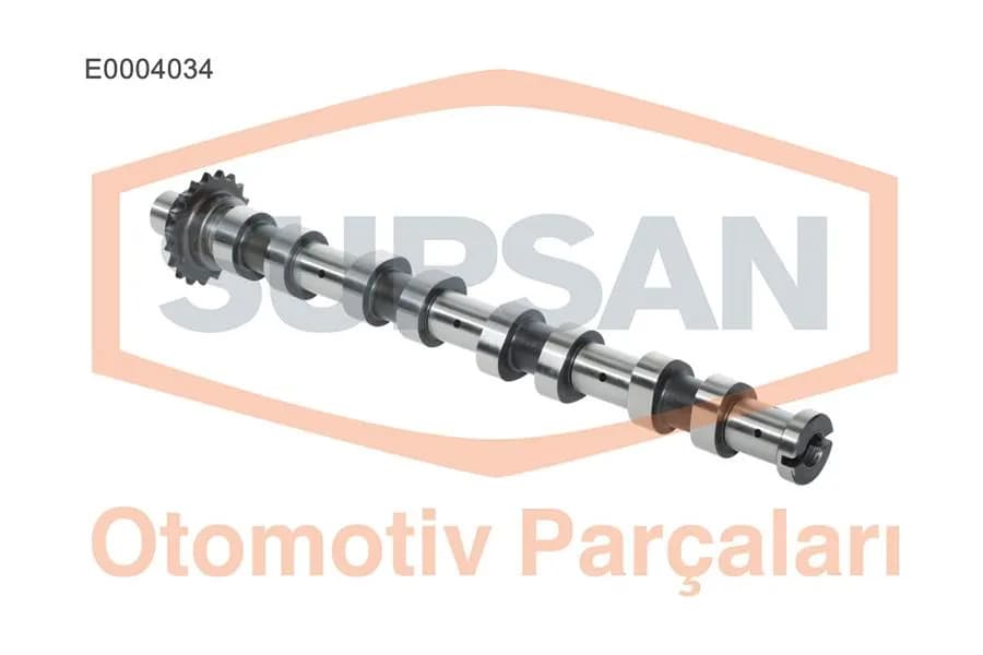 EKSANTRİK MİLİ EGSOZ PARTNER-BERLINGO-P206-P207-P307-P308-P3008-P407-P5008-C2-C3-C4-C5-JUMPY FIESTA 02>08-FOCUS II 04>11- FUSION 04>14-VOLVO S40-S80-V50-V70 1.6 16V HDI TDCI
