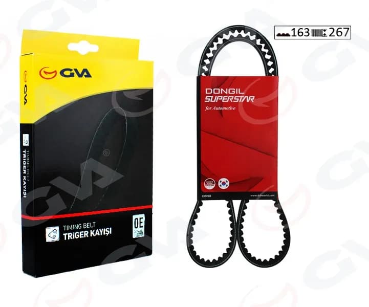 TRİGER KAYIŞI TOYOTA AVENSIS 2.0L 3S-FE ST220 98-00 / CORONA 2.0L 3S-F 3S-FE ST171 ST191 89-94 / CAR INA E 2.0L 3S-FE ST191E 95-98 / RAV4 2.0L 3S-FE SXA10 95-00 163x267