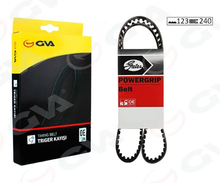 TRİGER KAYIŞI EKSANTRİK KAYIŞI TOYOTA COROLLA 1.3L 2E karbüratörlü EE90. EE100 88-98 123x240