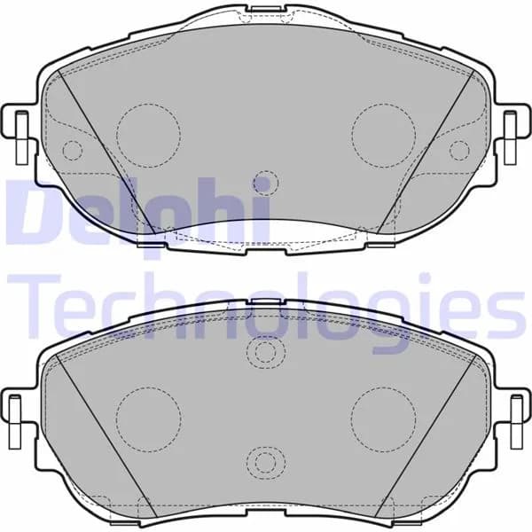 ÖN FREN BALATA TOYOTA AURIS COROLLA 1.33L 1.6L 1NR-FE 1ZR-FAE NRE180 ZRE181 ZRE185 12-> / 1.4L 1ND-FTV NDE180 12->