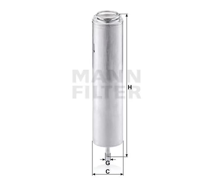 YAKIT FILTRESI BMW M47 N47 M57 N57 E81 E82 E87 E88 E60 E61 F07 F10 F06 E65 E66 F01 E70 F15 E71 F16