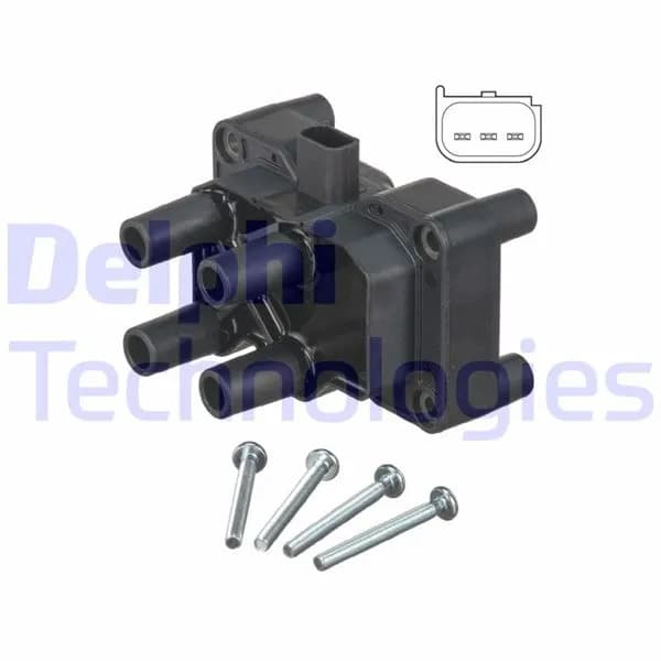 ATESLEME BOBINI FIESTA V-VI 01>11 FUSION 01>12 1.25-1.3-1.4-1.6TI FOCUS II C MAX 1.4-1.6TI VOLVO C30 06>12 S40 II 05>12 V50 05>12 1.6 BAGLANTI CIVATLARI ILE BERABER