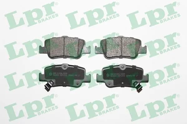 ARKA FREN BALATA TOYOTA AURIS. COROLLA 1.33L 1.6L 1NR-FE 1ZR-FAE NRE180 ZRE181 ZRE185 12-> 1.4L 1ND -FTV D-4D NDE150 NDE180 07->
