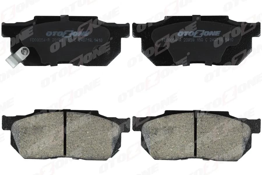 ÖN FREN BALATA HONDA CIVIC 1.3L 1.4L D13 D14 Karbüratörlü 86-89 / CRX 1.6L B16A1 VTEC EE8 kasa 89 -92 aşınma ikaz kontağı mevcut - şimli
