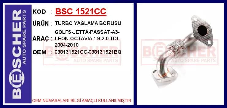 EGR BORUSU VW-SKODA-SEAT-AUDİ-PASSAT-GOLF-BORA-SUPERB-TOLEDO-LEON-ALTEA 00> AXR-BKC-BXE-BXF-BEW-1.9 TDİ